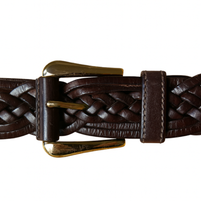 Plaited Leather Belt